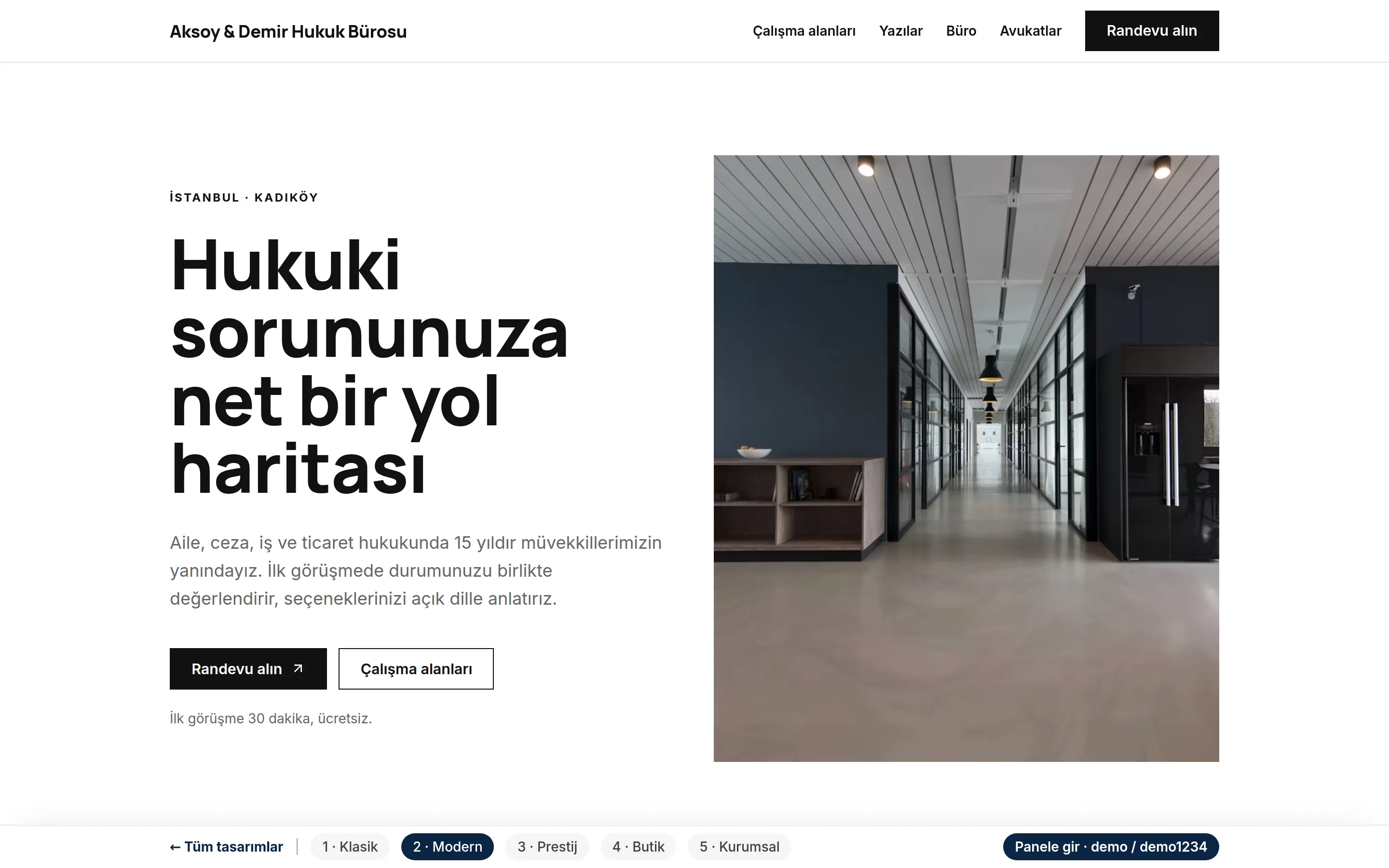 Tasarım 2 — Modern