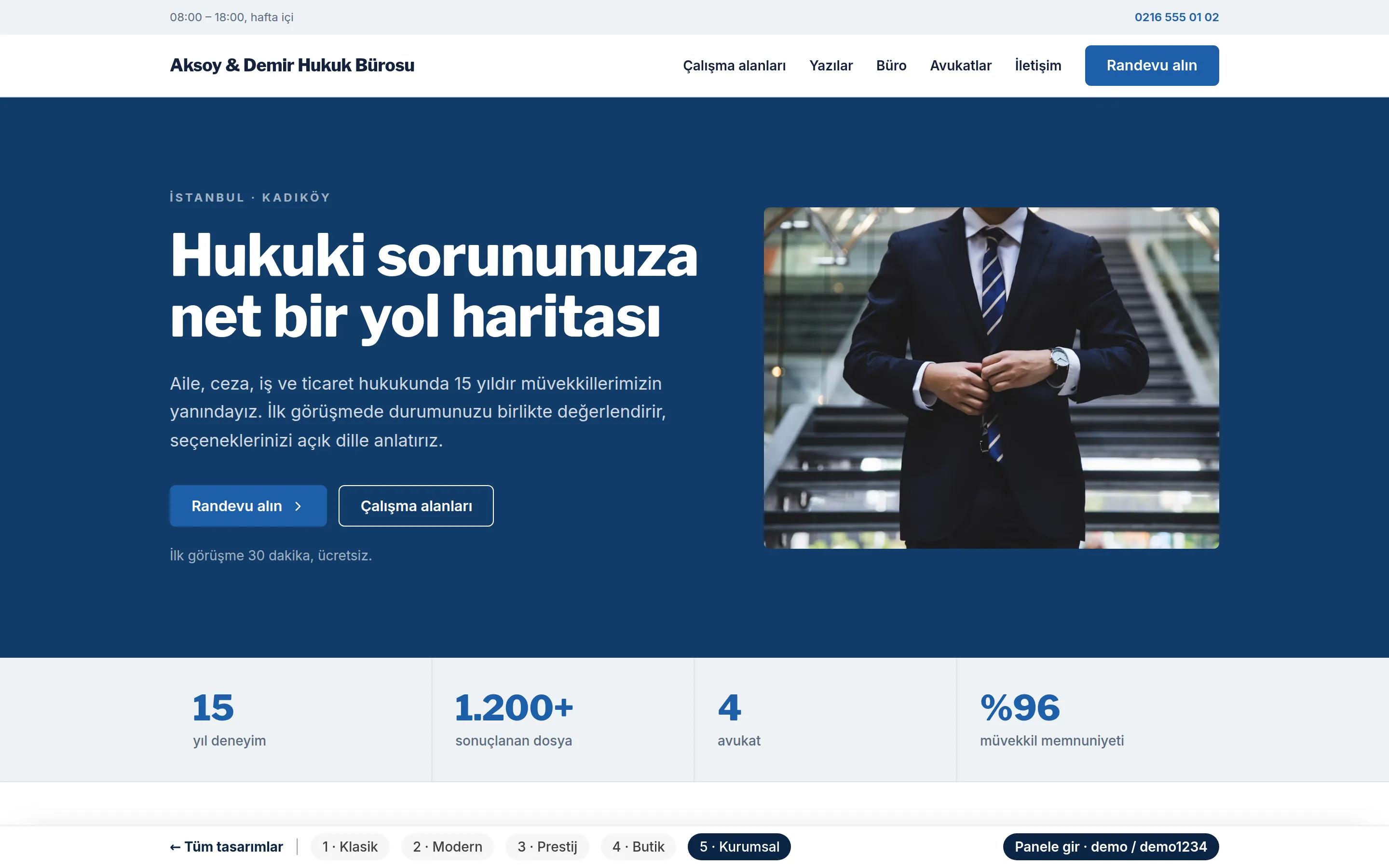 Tasarım 5 — Kurumsal